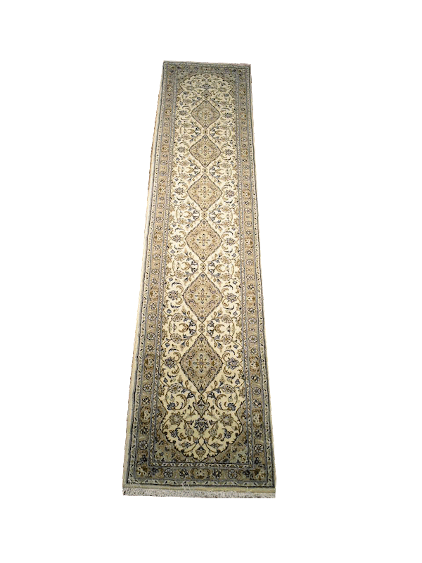 [7192] Kashan#7192 12.8 x 2.5ft. B2c7- ivory