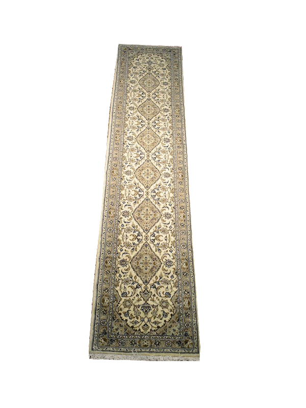 Kashan#7192 12.8 x 2.5ft. B2c7- ivory