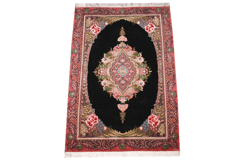 Tabriz#5002  3 x 2.1ft. black B1c7